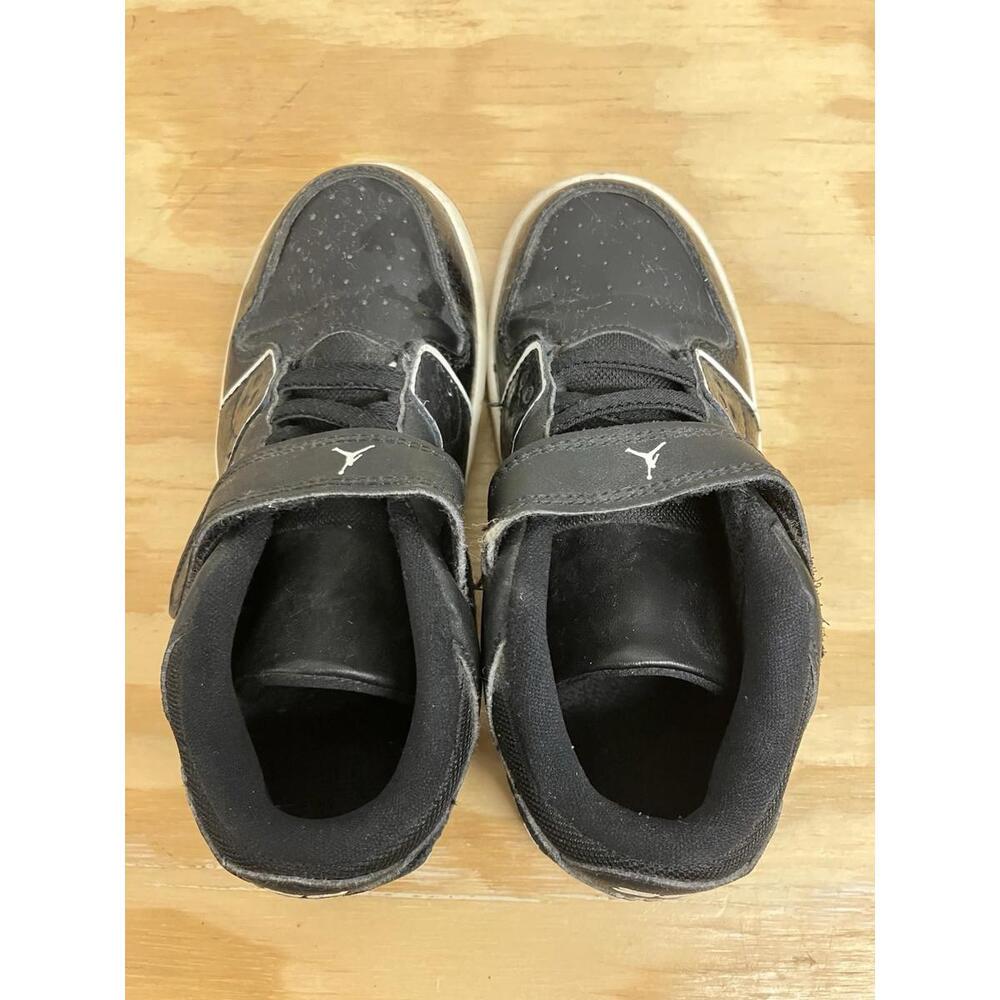 Nike Jordan Black 1 Flight 2 Low BT Toddler Boys Sz 10C Shoes 654954-010 - Picture 6 of 7